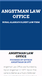 Mobile Screenshot of angstmanlawoffice.com